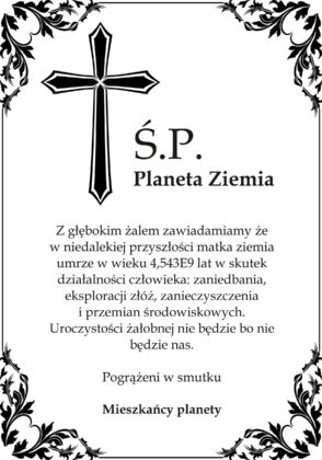 Krzysztof Kucybała - ŚP Planeta Ziemia